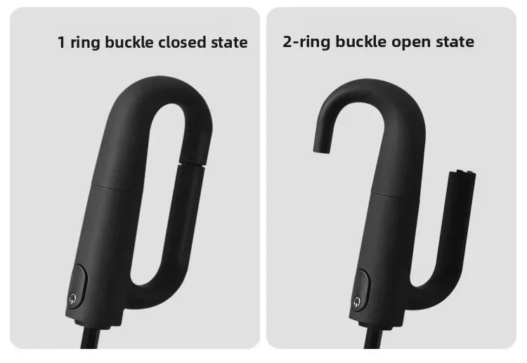Extra Large Reinforced Wind-resistant Rain-resistant Dual-purpose UV-resistant Fully Automatic Ring-buckle Umbrella