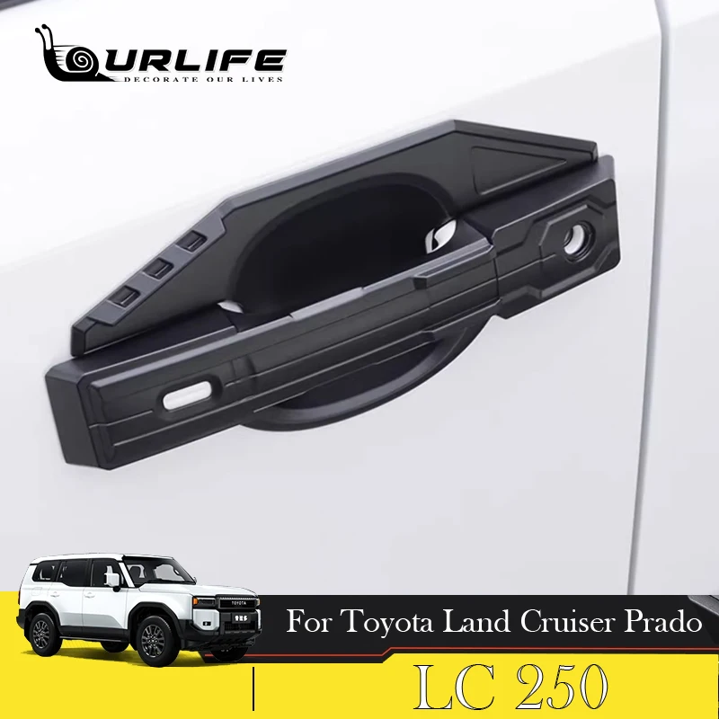 

For 2024 Toyota Land Cruiser 250 Prado LC250 2024 2025 Accessories New Car Door Handle Cover Trim Auto Parts