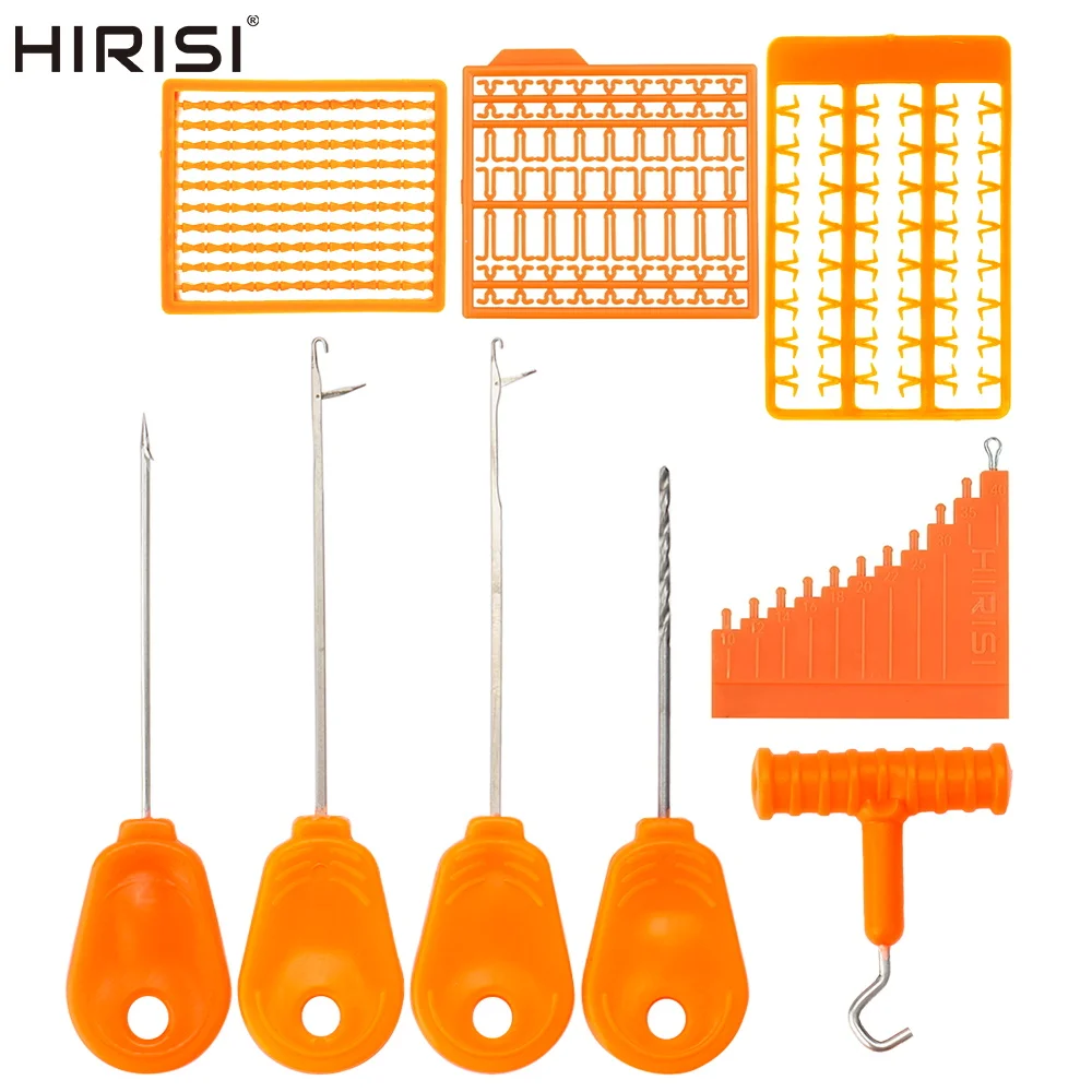 Hirisi Carp Fishing Bait Needle Kit 9 In Box Fishing Bait Tool Accessories Fishing Accessories