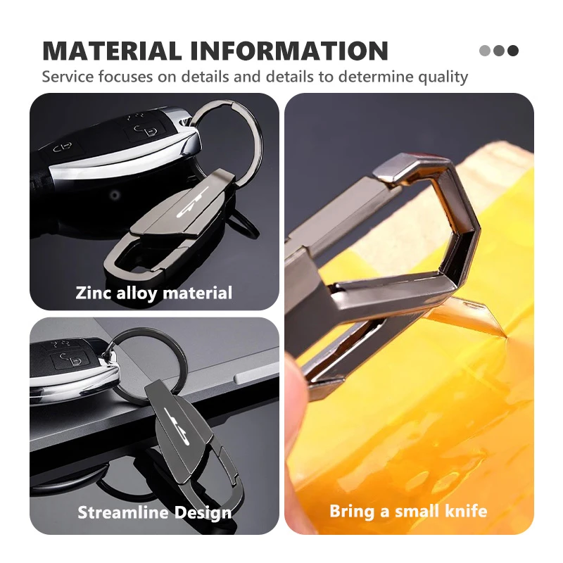 Car Emblem Keychain Alloy Key Ring Key Pendant Accessories For KIA GT Sorento Stinger Soul Spectra Ceed Sportage Picanto view 4