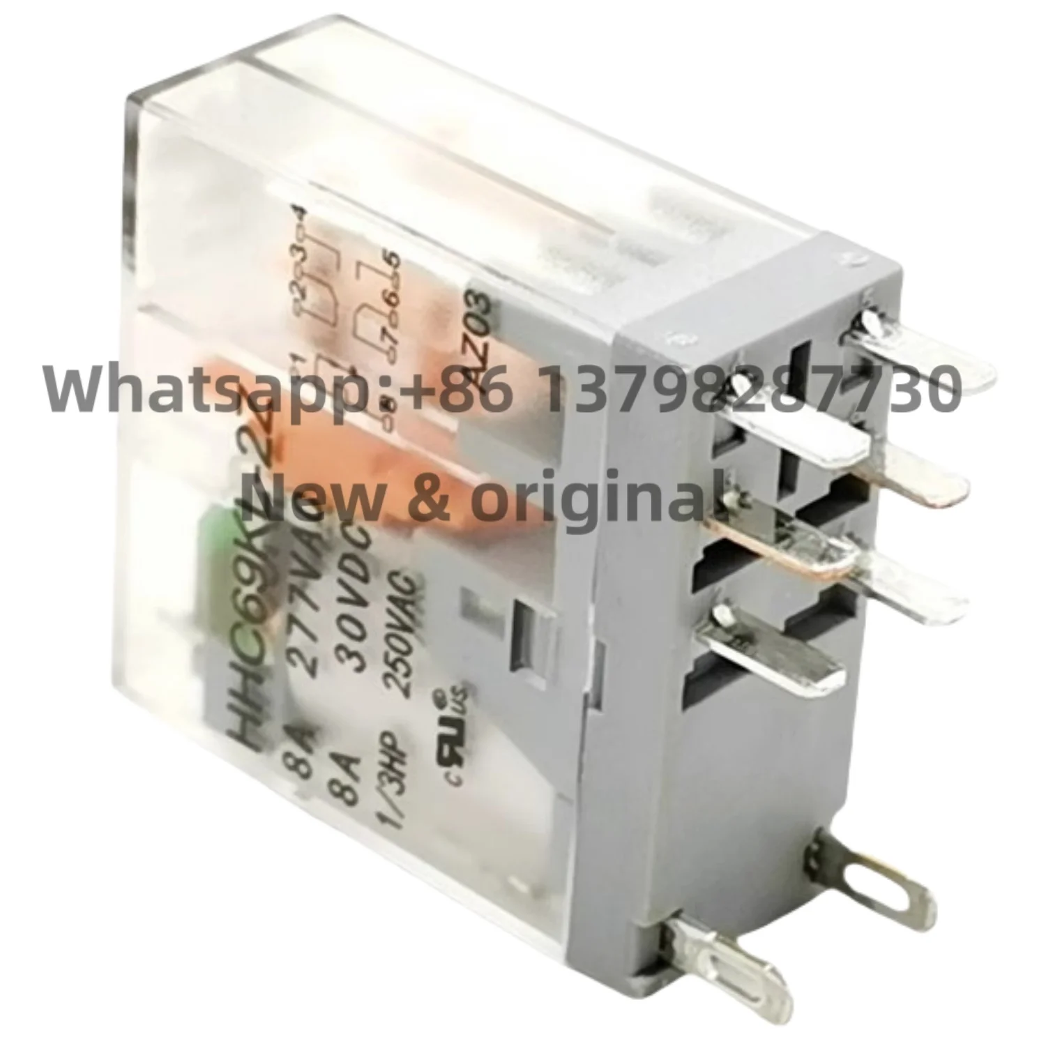 New original HHC69KL-2Z HHC69K-2Z AC220V DC24V DC12V Ultra Thin Intermediate Electromagnetic Relay