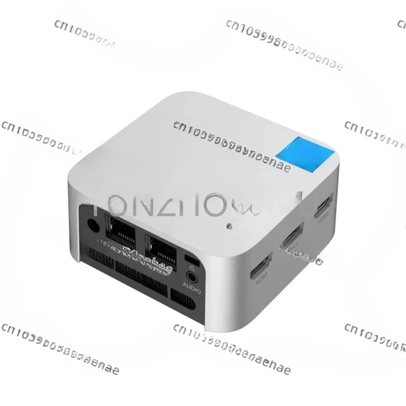 كمبيوتر صغير T8 PRO ثنائي LAN شاشة ثلاثية N95 4 Core Micro Server 8GB DDR5 256GB Ubuntu Linux Win 11 Gaming Mini PC