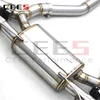 CEES キャットバック排気システム 2017-2022 BMW M550/M550i G30 N63 4.4TT レーシングカーステンレス鋼排気管マフラー 5