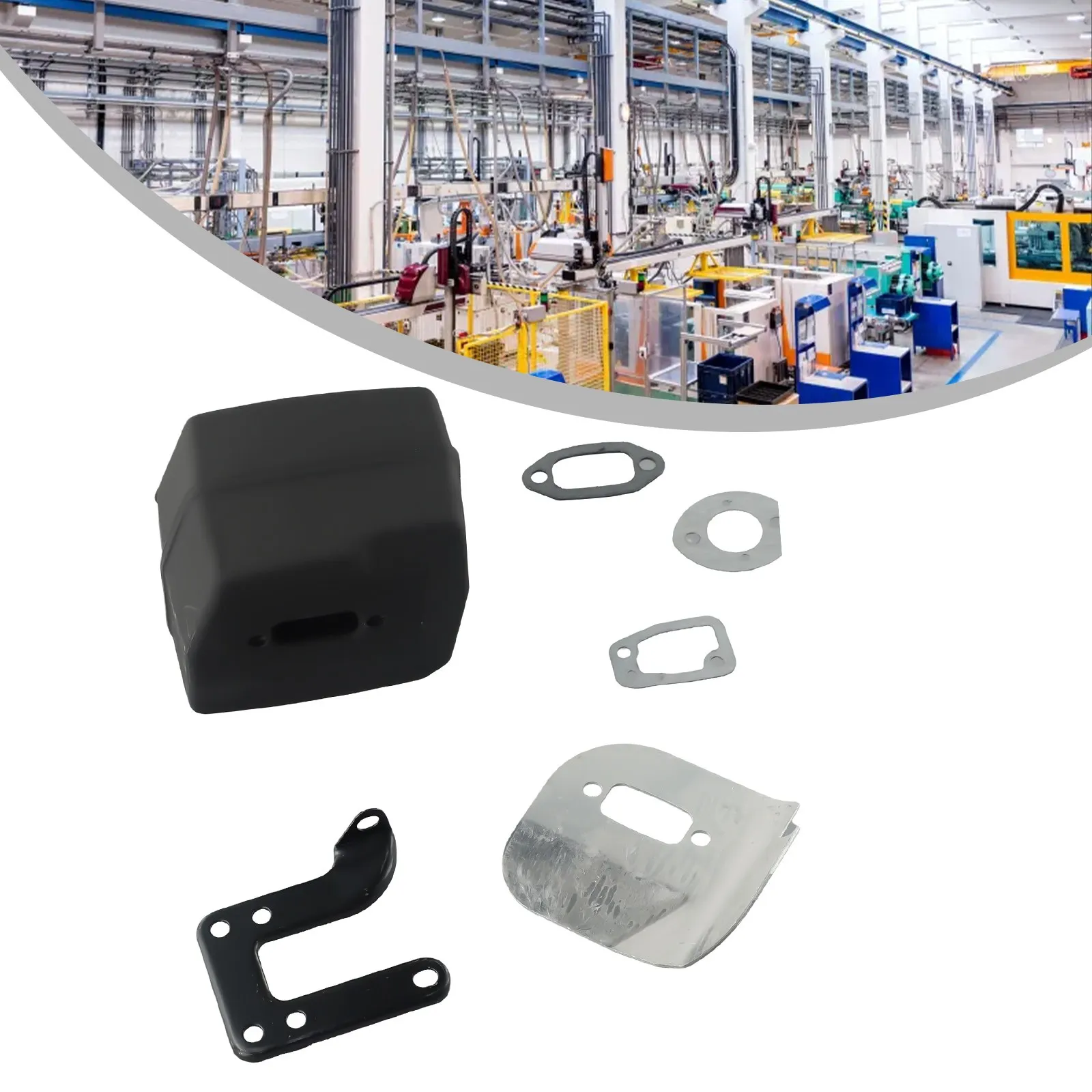 Achieve Powerful Cutting with For Ported Exhaust Muffler Deflector Kit for 61 268 272 272XP 268K 272S Chainsaw