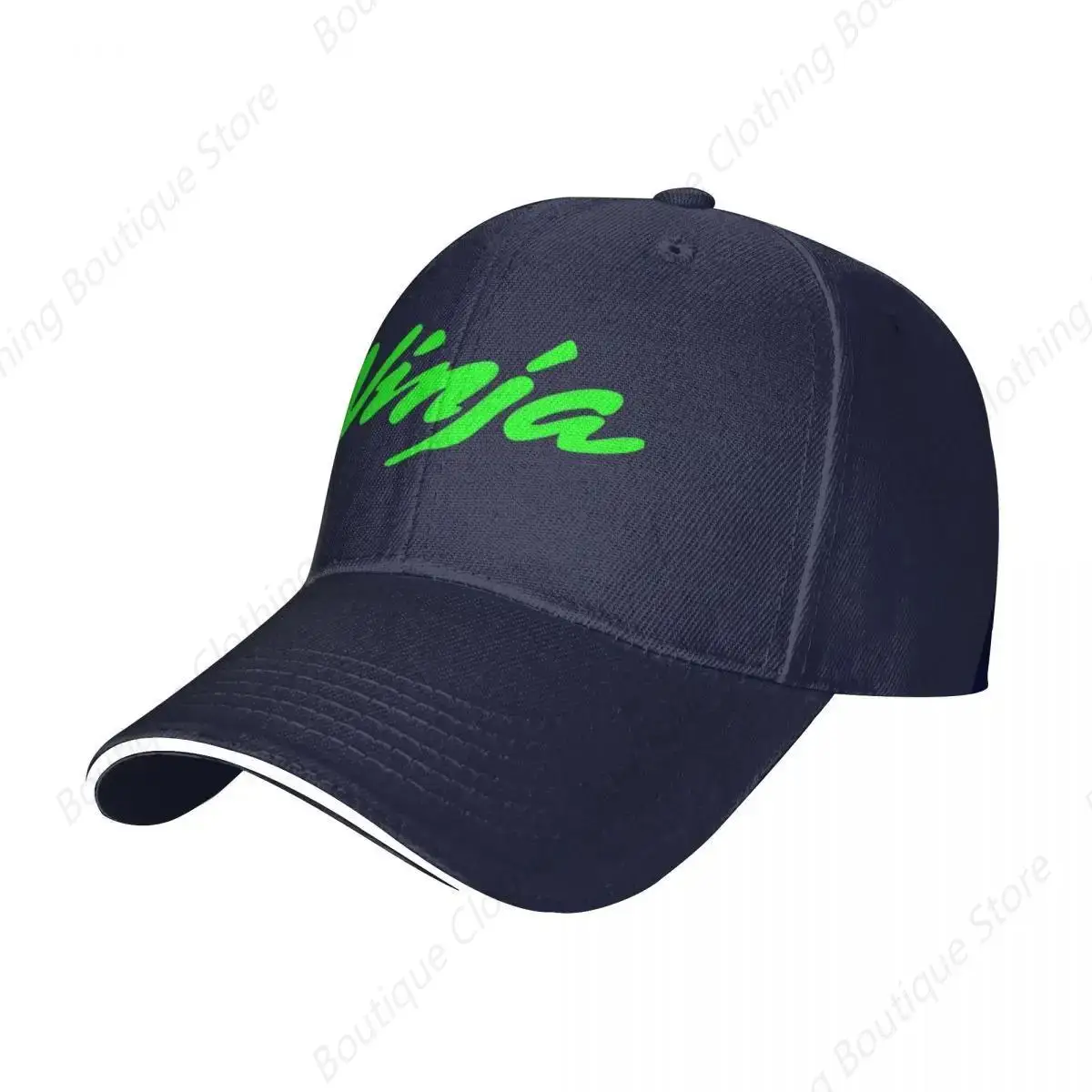 Kawasaki Team Baseball Caps Casual Racing Green Industries Motocross Sandwich Caps Men Women Breathable Dad Hat Running Golf