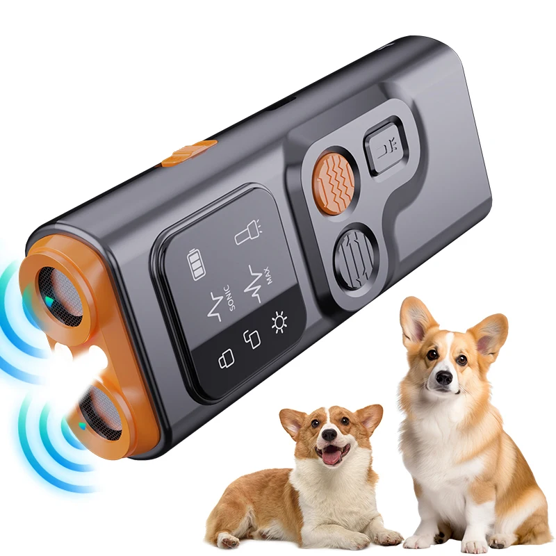 โรงงานราคาสุนัข Bark Deterrent กลางแจ้ง Sonic Repellent Anti Barking Control อัลตราโซนิกสุนัขอุปกรณ์การฝึกอบรม