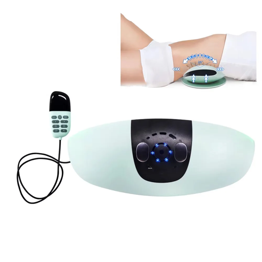 Electric Lumbar Traction Massager with Dynamic Airbag Swing Stretch Vibration Adjustable Back Massage Machine Waist Masajeador