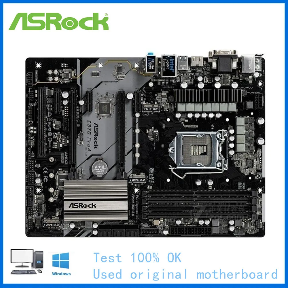 اللوحة الأم Z370 Pro4 LGA 1151 DDR4