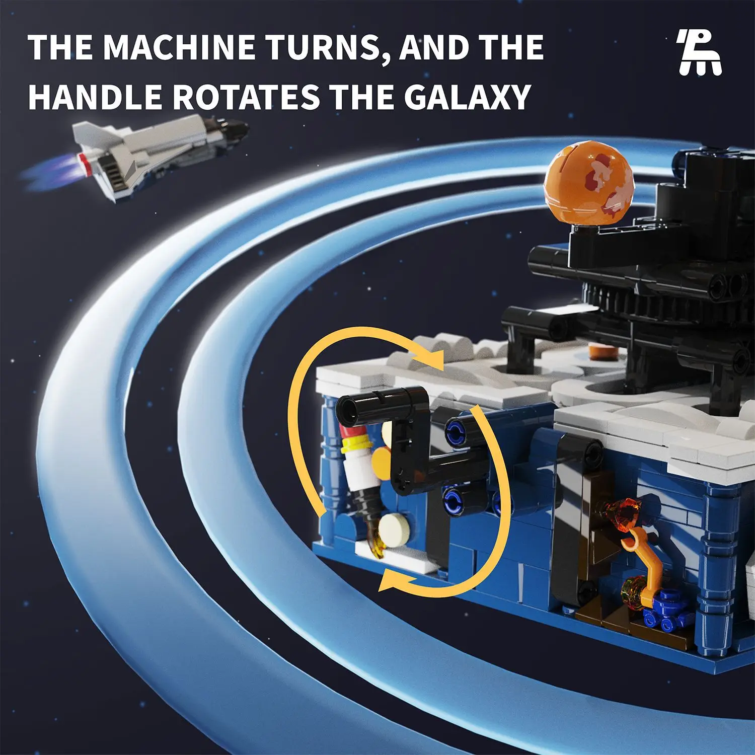 "لعبة مكعبات بناء كوكب النظام الشمسي من سلسلة الفضاء للأطفال"