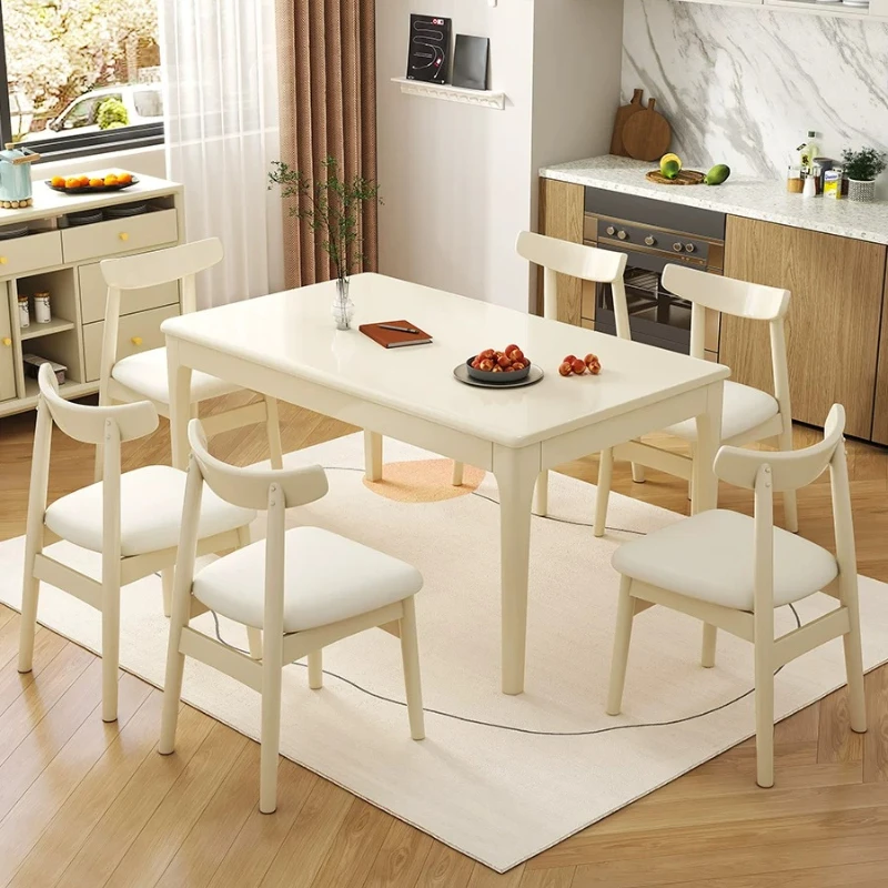 Mesas de Comedor Multifuncionales para Restaurante y Hogar, Mesas de Comedor Modernas de Mármol para Sala de Estar, Mesas de Jantar, Muebles para Sala de Estar