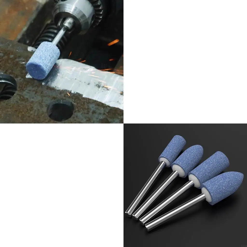 

Long Lasting 3mm Shank Abrasive Grinding Head Polishing Wheel Suitable For Metalworking Stone Carving & Craft Polishing
