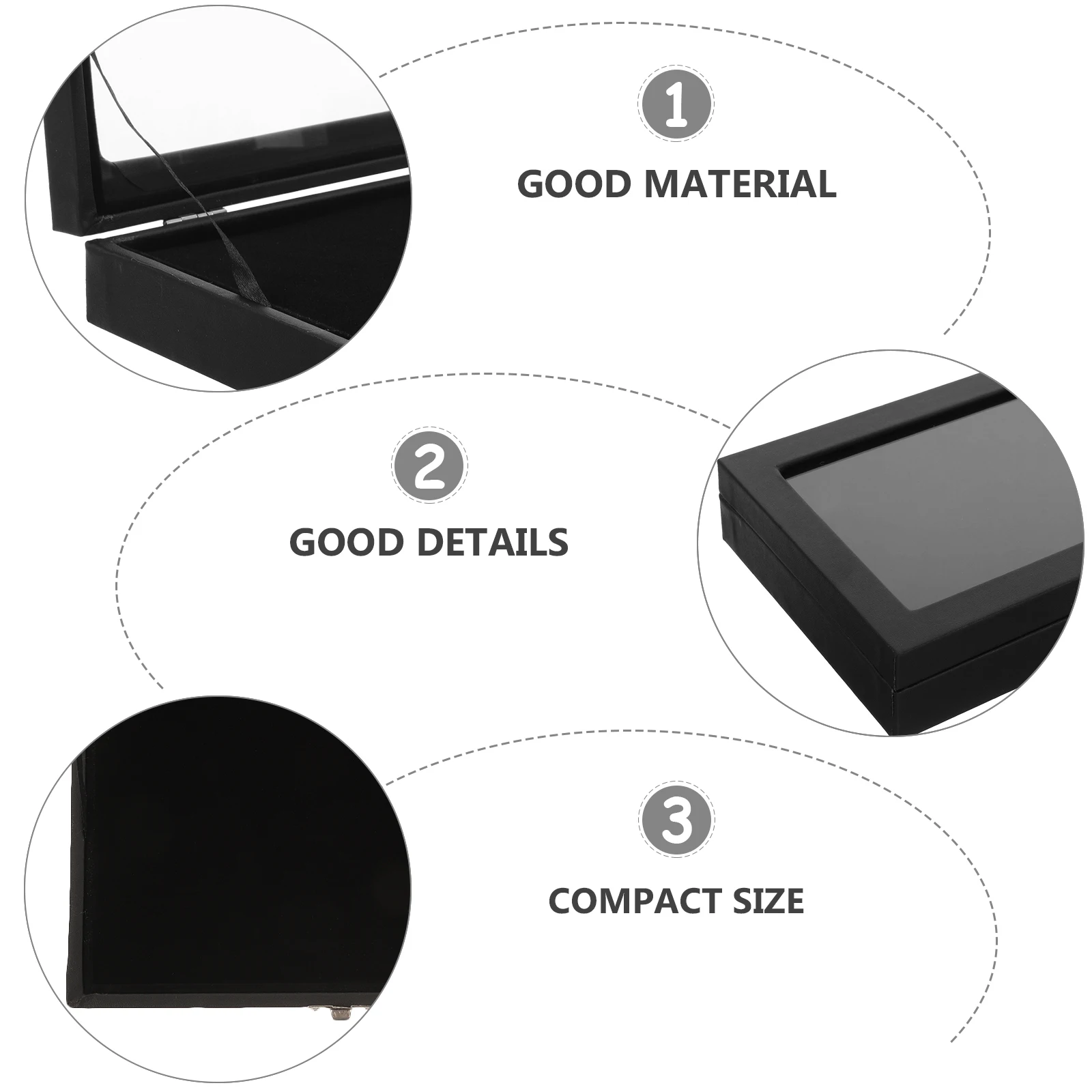 

Medal Display Box Badge Case Brooch Holder Pin Jewelry Storage Transparent Dustproof Showcase Lightweight Compact