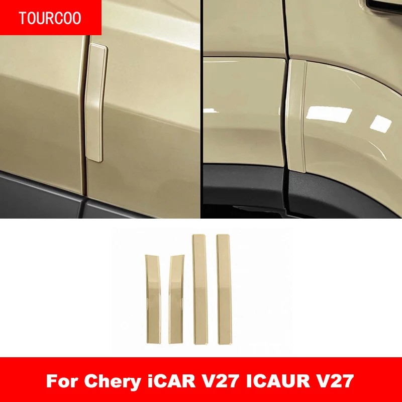 

For Chery iCAR V27 ICAUR V27 2026 Door Protector Strip Anti-Collision Door Side Edge Protection Sticker Accessories