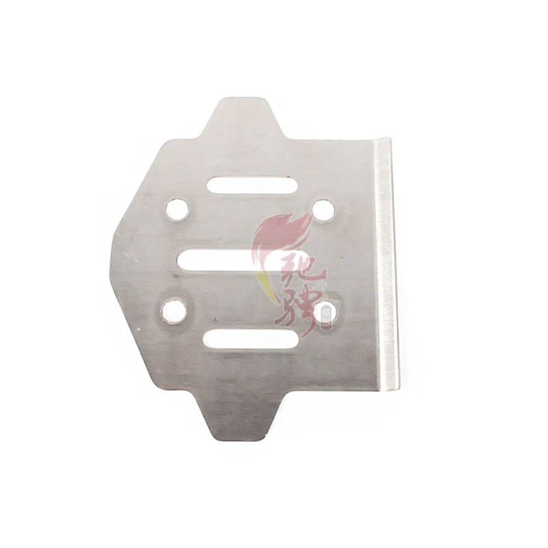 MJX 7303 1/7 رالي RC قطع غيار السيارات الأمامية والخلفية لوحة الحرس حماية سفلية درع معدني 7303 درع الهيكل