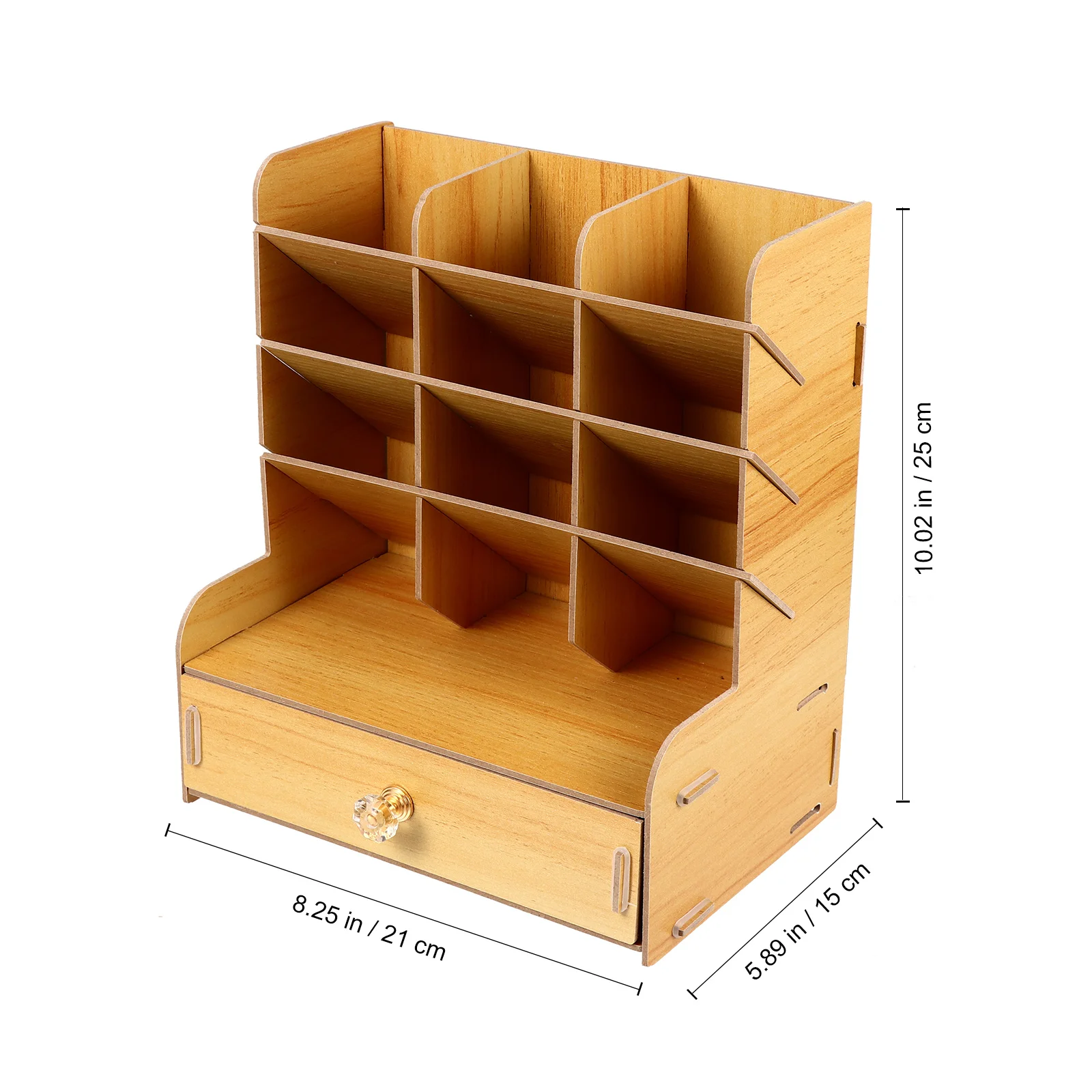 

Pencil Container High Capacity Wooden Organizer Desk Organizers Stationery Storage Holders