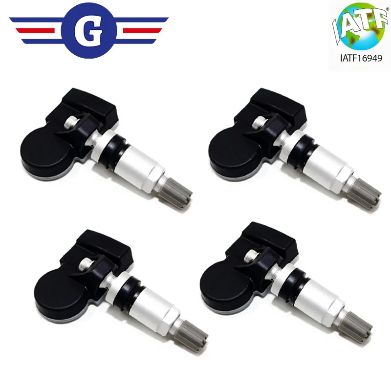 

Car TPMS Sensor 4 pcs Compatible with Tesla Model 3 S X 2014-2019 103460200A 103460200B 103460200C TPMS Tire Pressure Sensor