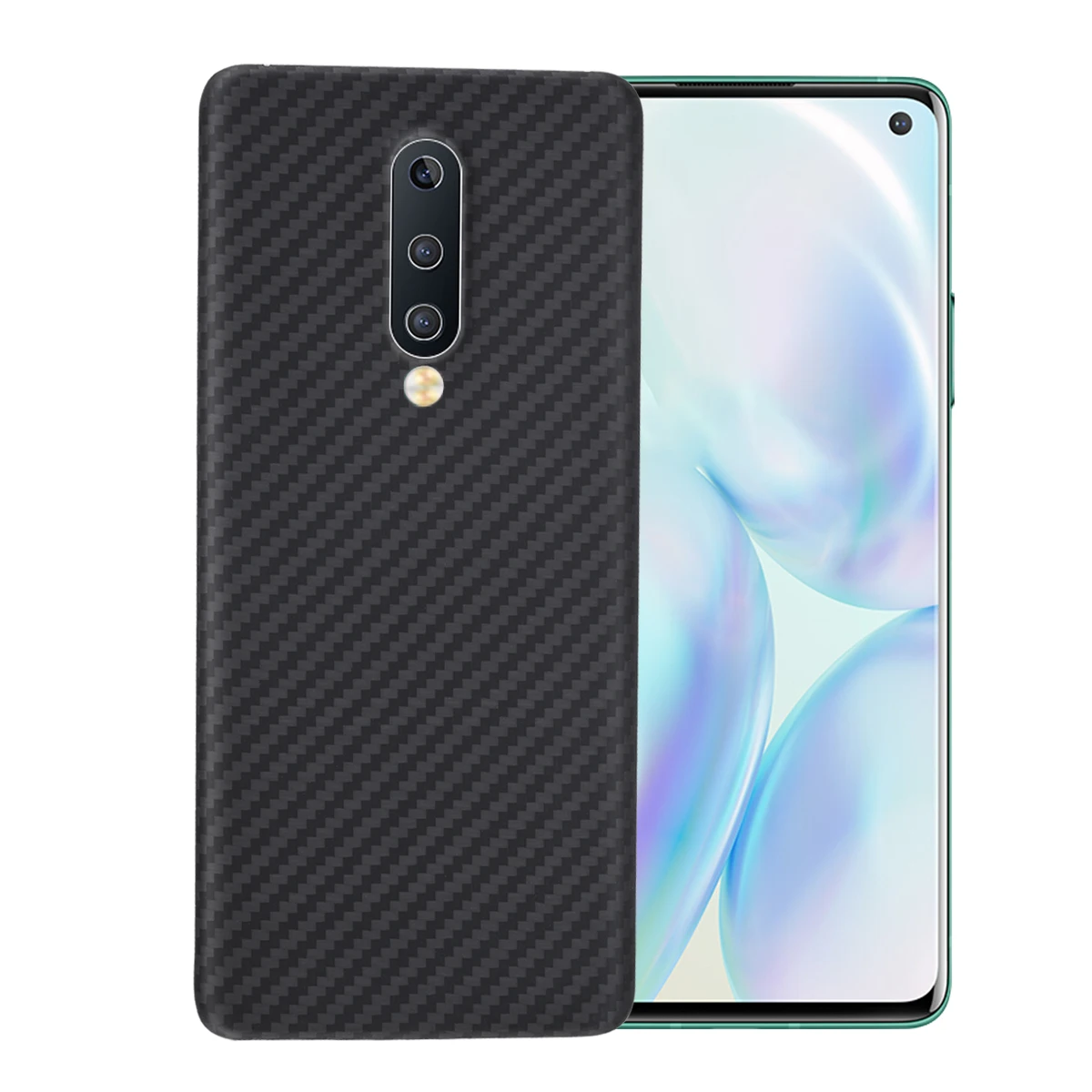 SUNLIKE Real Carbon Fiber Case for OnePlus 8/OnePlus 8 Pro Ultra Thin, Lightweight, Shock Resistant Pure Carbon Fiber Case