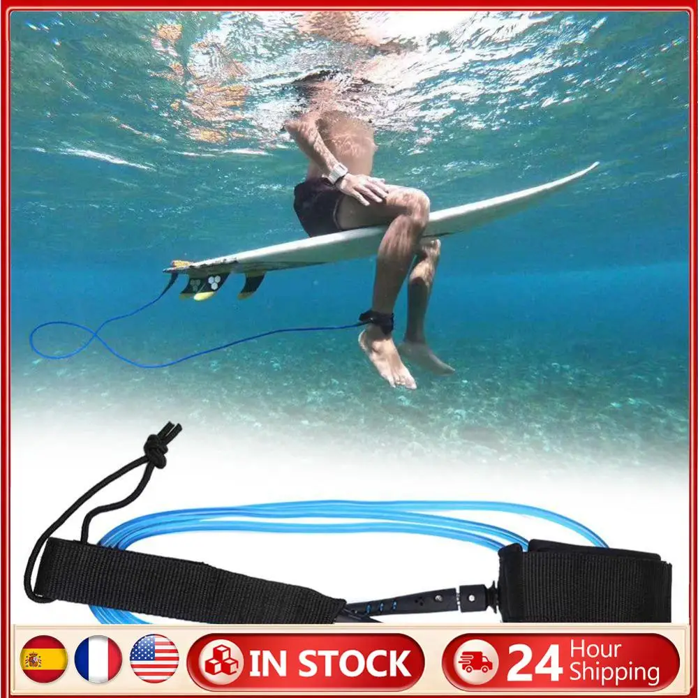 

1,83-метровый поводок для щиколотки для доски для серфинга, эластичный поводок для серфинга, доска для серфинга, лонгборд, веревка для ног, короткая доска, тяговый шнур, поводок