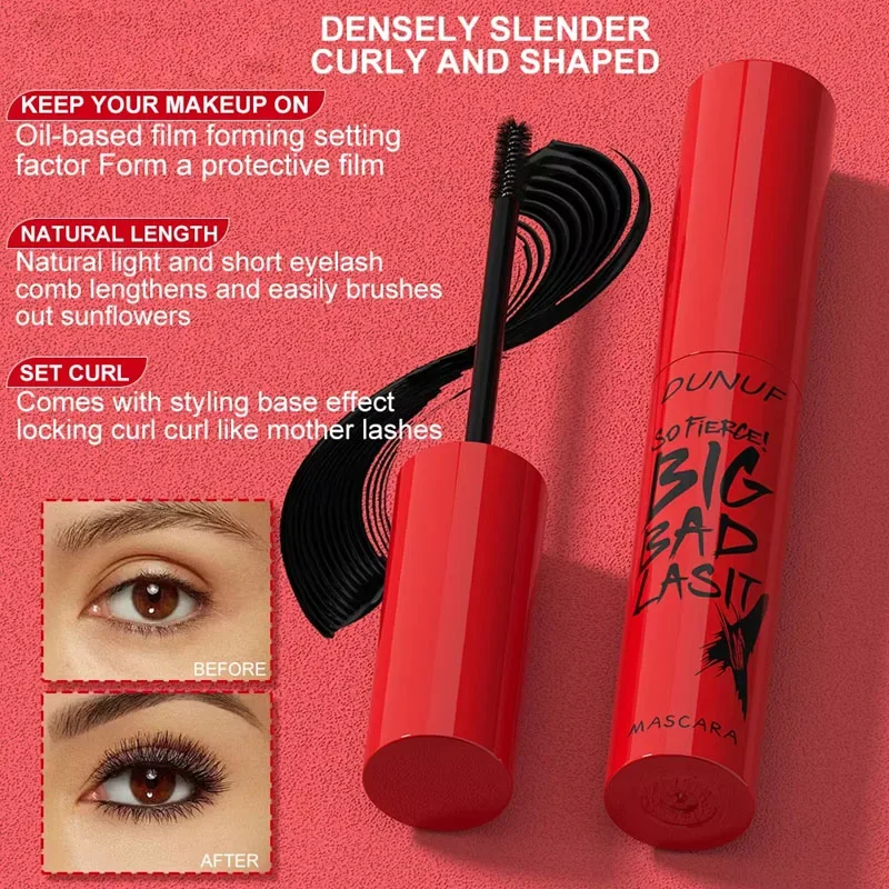 Waterdichte Mascara Wimpers Verlenging Langdurige Zijdeachtige Lash Zwarte Wimpers Verlenging Make Up Schoonheid Oog Koreaanse Cosmetische