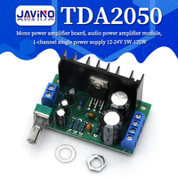 TDA2050 Mono Audio Power Amplifier Board Module 1 Channel AC-DC 12-24V 10W -100W Audio Decoding Board