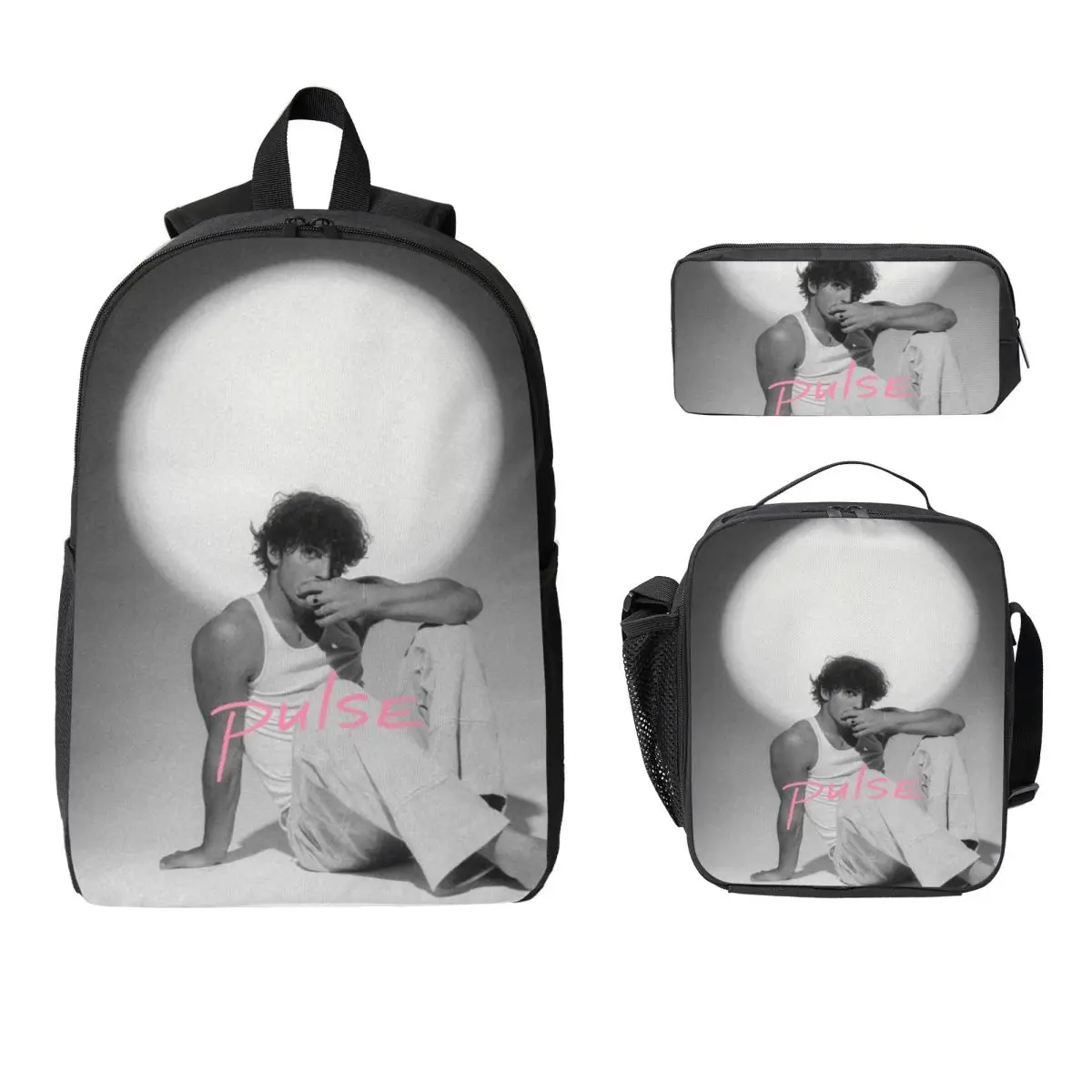 

Benson Boone Backpack Boys Girls BookBag School Bag Laptop Shoulder Bags 3ps Insulated Lunch Bag Pencil Case