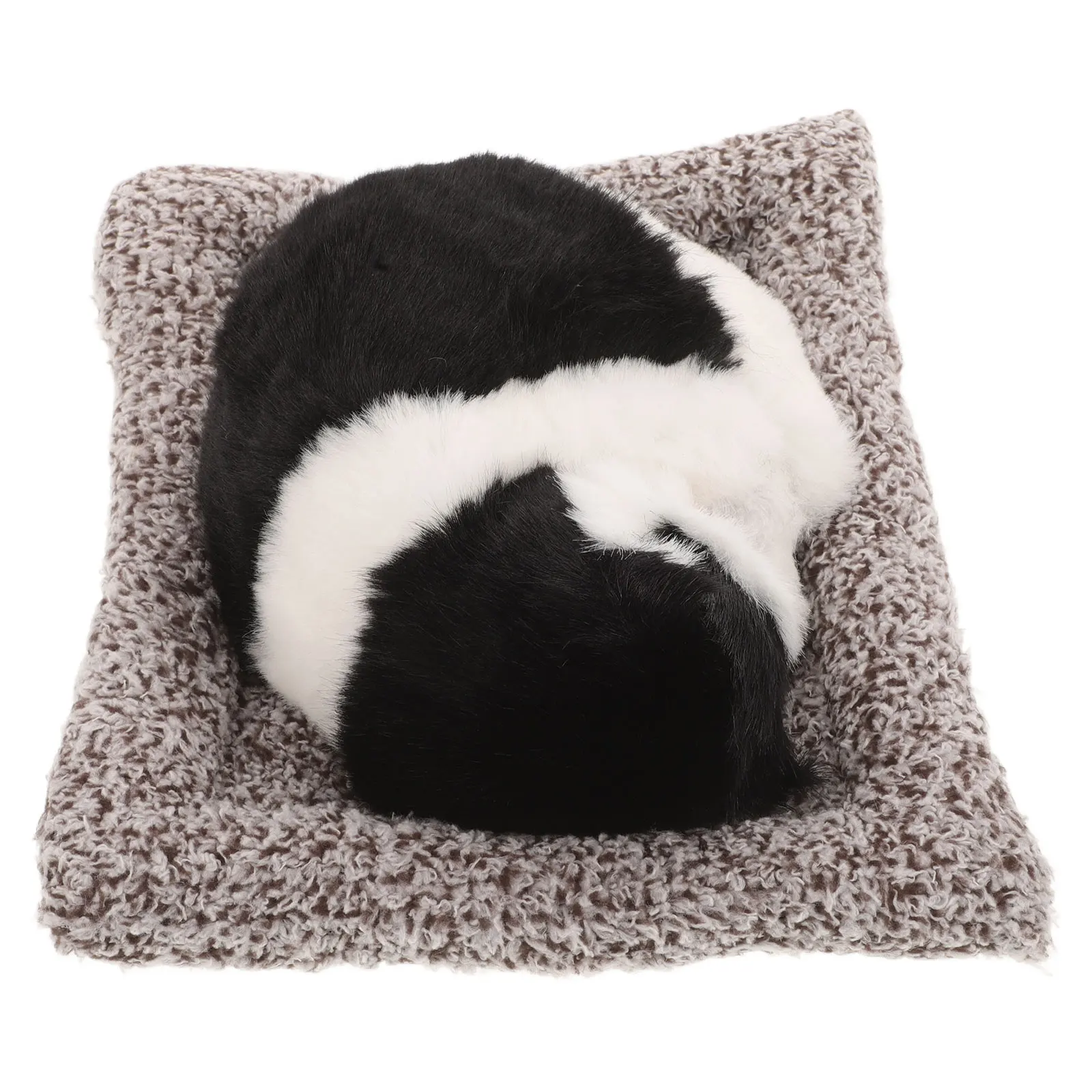 

Creative Simulation Cat Car Decor Durable Cotton Dashboard Ornament Kawaii Accessories Realistic Craftsmanship Versatile
