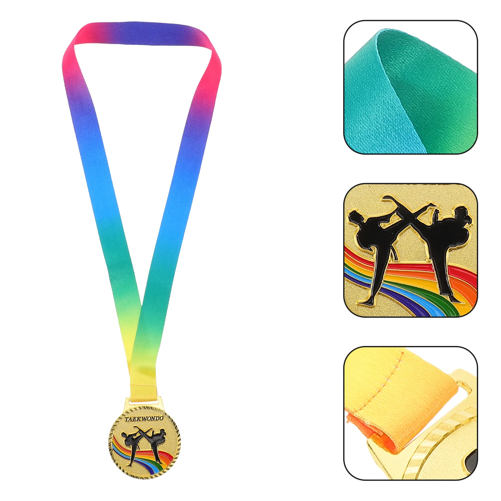 

Medal Zinc Alloy Competition Award Elegant Design for Martial Arts Events First Place Championship Trophy