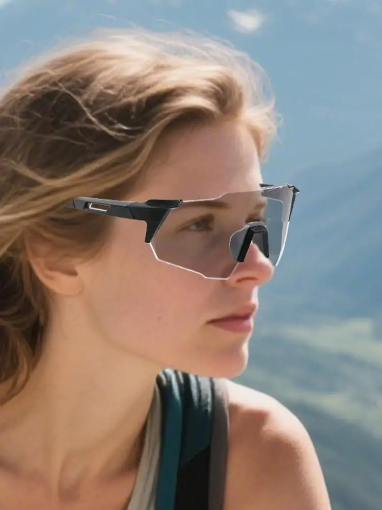 Lunettes de cyclisme photochromiques lunettes de soleil de sport polarisées lunettes de conduite claires de sécurité Protection UV400 lunettes de sport pour hommes