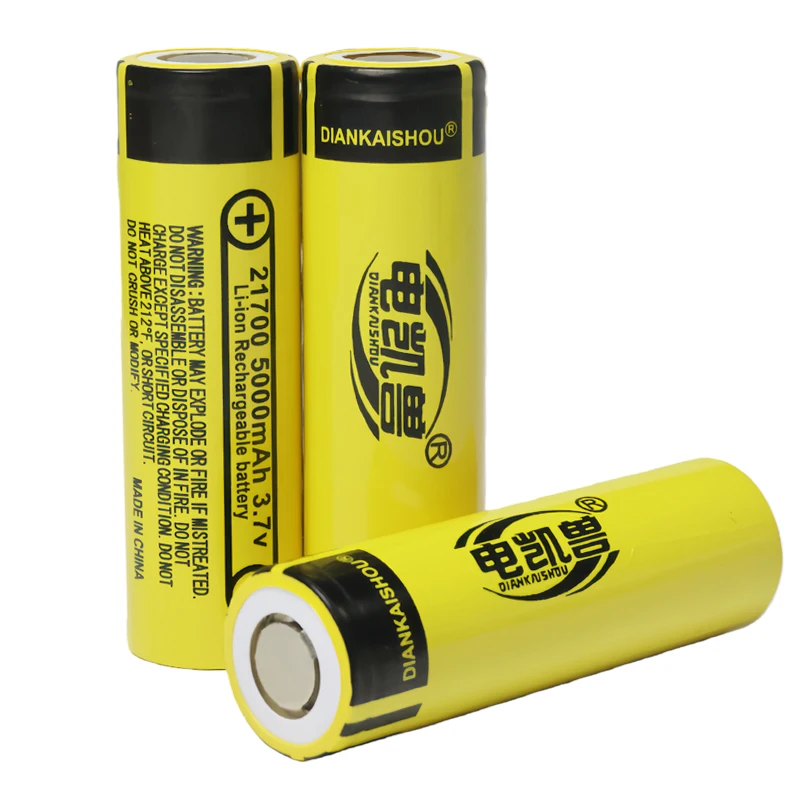 4-100 قطعة الأصلي 3.7 فولت 21700 5000 مللي أمبير ليثيوم لون بطارية قابلة للشحن ماكس 45A التفريغ المستمر سباق نموذج البطارية لسامسونج