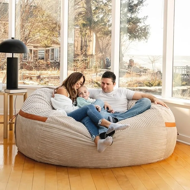 Fuf Bean Bag Chair, XXL, Vanilla Latte