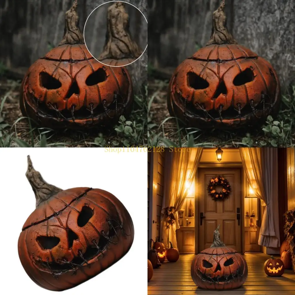 

Child Friendly Halloweens Pumpkins Sculpture Durability Outdoor Indoor Artwork best sale