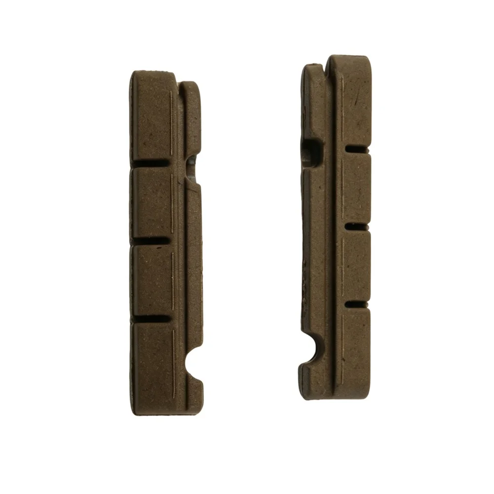 Brown Carbon Cork Brake Pads Soft Composite Rim Blocks For C Type Road Bicycle Calipers Lightweight Cycling Parts Accessories