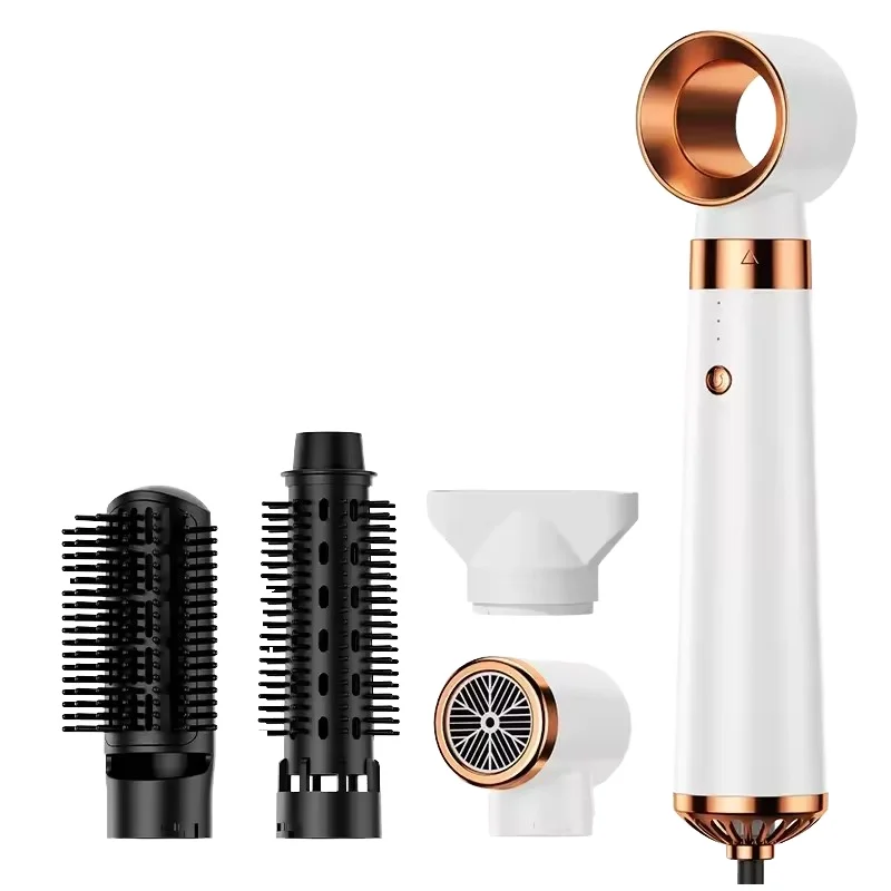 5 1 Electric High-Speed Salon Styling Tools Portable Plastic Hot Air Brush One-Step Hair Dryer Styler Professional Household