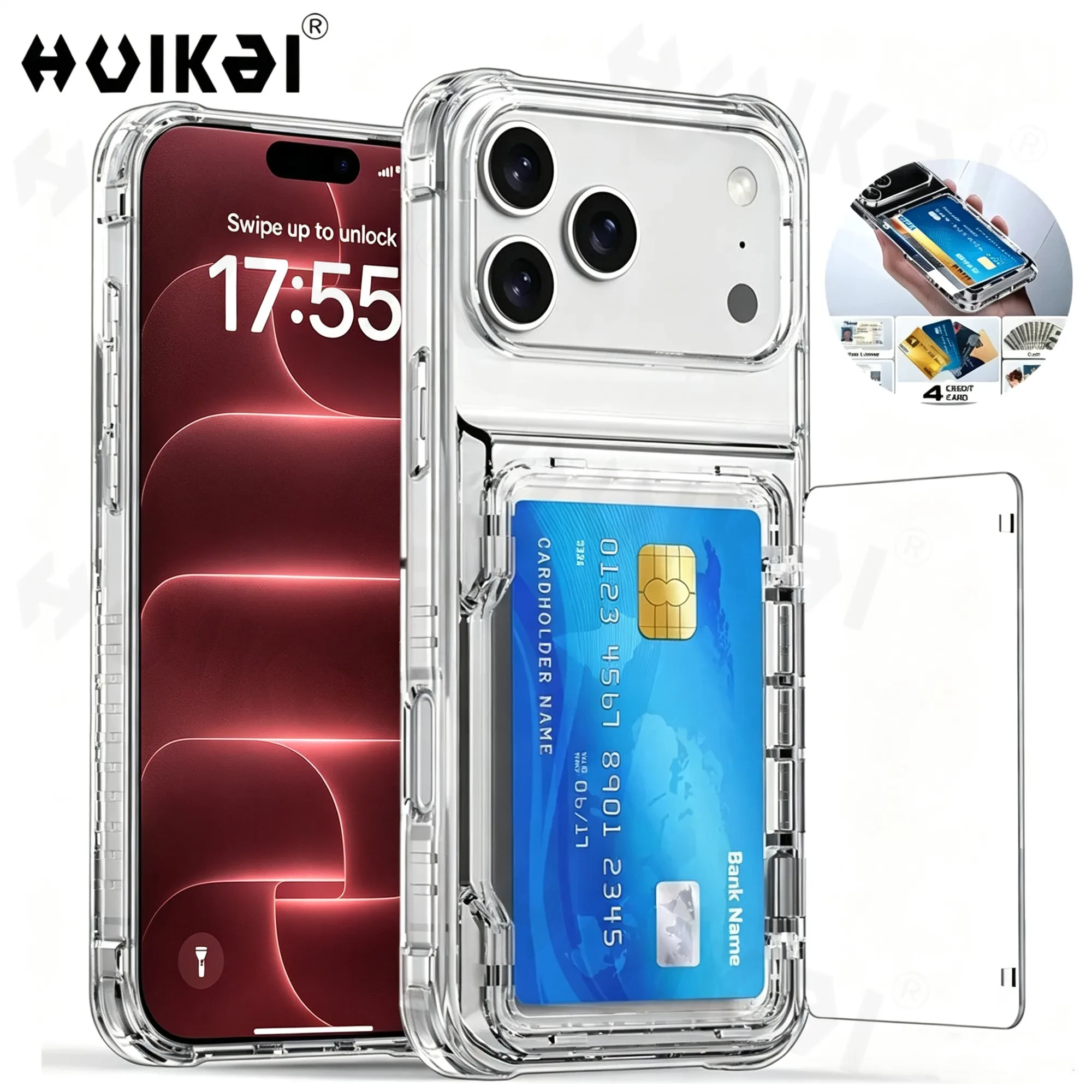 Slim Card Slot Case - เคสสำหรับ iPhone 18 Pro Max 17e