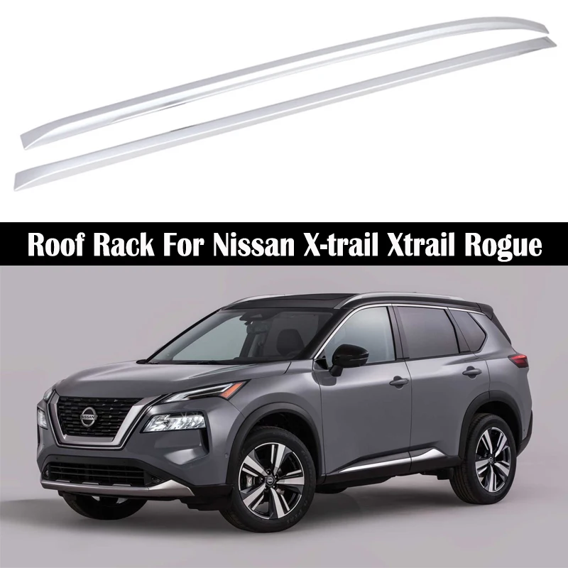 

OEM style Roof Rack For Nissan X-trail Xtrail Rogue 2021-2024 Rails Bar Luggage Carrier Bars top Cross bar Rack Rail Boxes