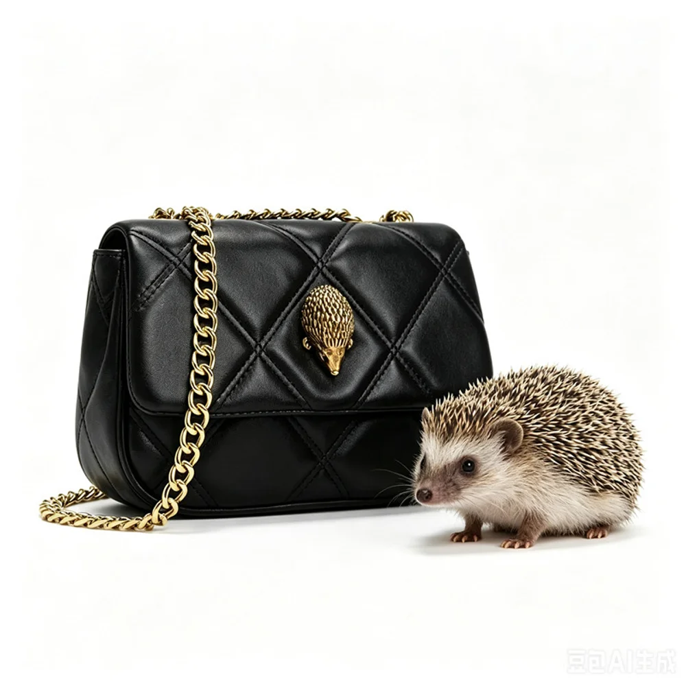 

Chain women's handbag, single shoulder crossbody bag, small hedgehog handbag, versatile