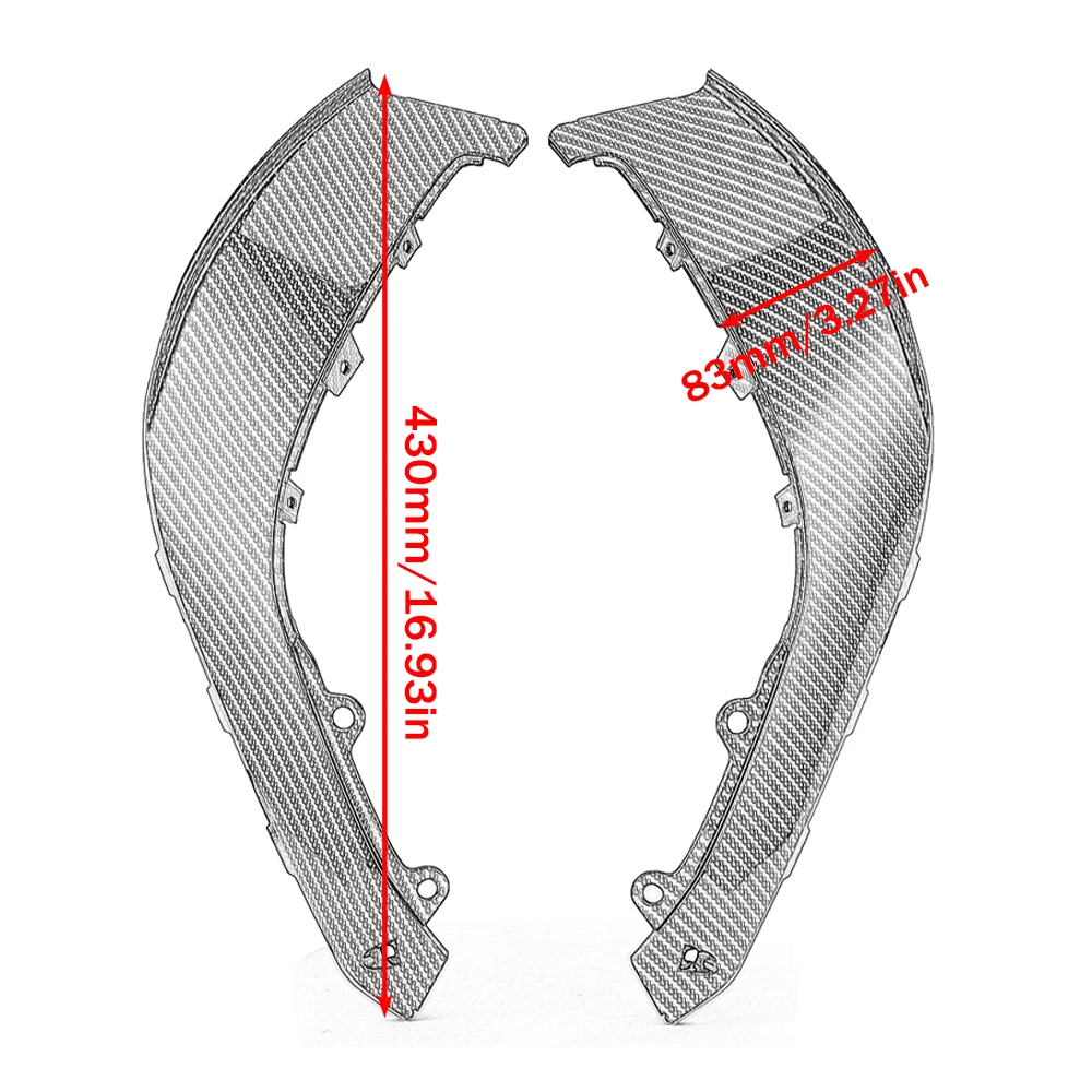 Motorcycle Front Headlight Spoiler For Aprilia RSV4 2021 2022 2023 2024 Under Fairing Cover Lower Panel Wing Part