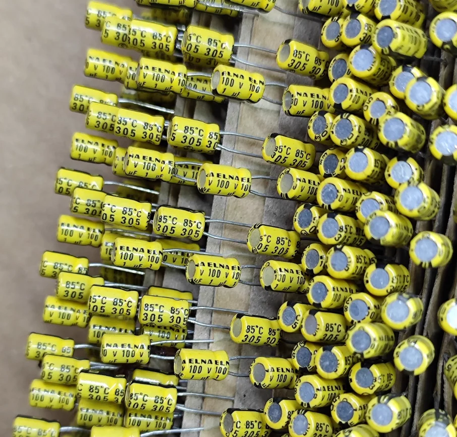 

30pcs/lot Original Japanese ELNA 100V 1UF 4X7mm fever audio aluminum electrolytic capacitor free shipping