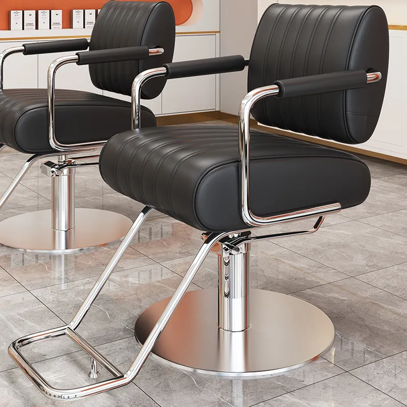 Sillón de Barbería de Lujo Reclinable, Sillón de Peluquería Profesional para Salón de Belleza, Silla Gamer, Muebles de Salón de Peluquería