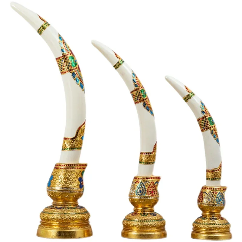 Decoração de folha de ouro de entrada