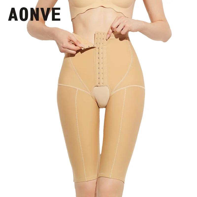 Women High Waist Short Panties To Tighten Belly Butt Lift Open Crotch Colombian Girdles Post Surgery Compression Shapewear