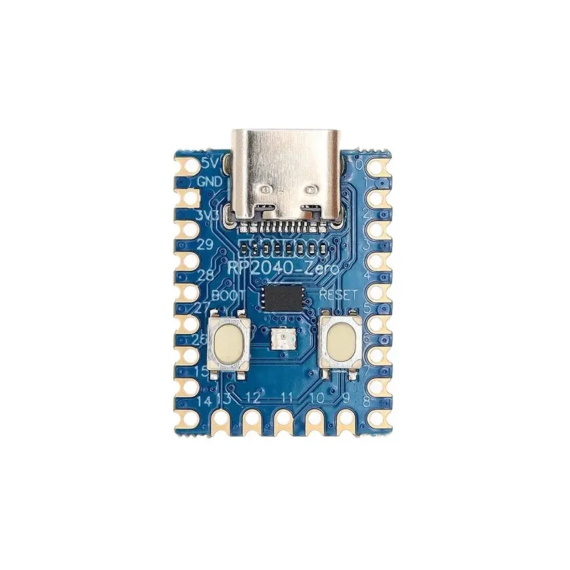 RP2040‑ZeroMiniMicrocontrollerModuleDual‑CoreRP2040Chip2MBFlash Type‑CInterfaceDevelopmentBoardCompatibleforRaspberryPiPico
