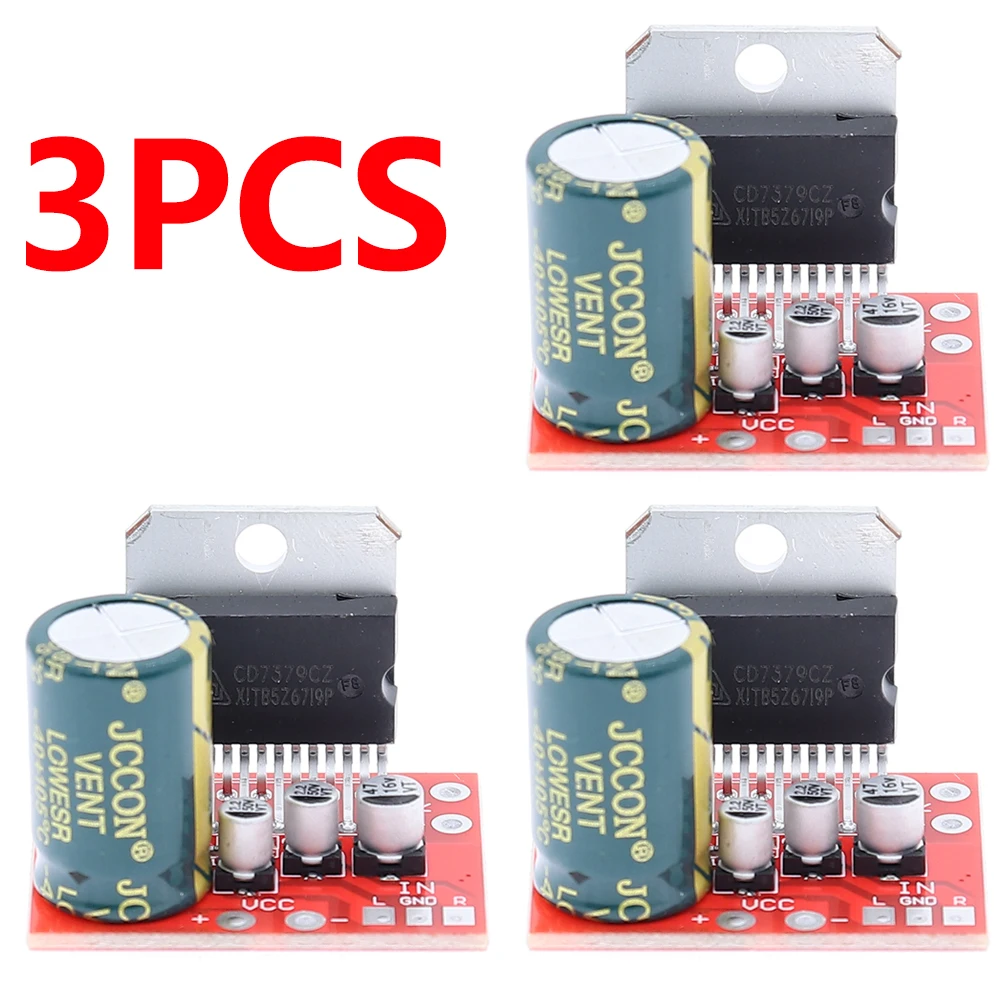 3PCS Amplifiers Audio Amplificador CD7379 TDA7379 Power Amplifier Board 38W X 2 DC Stereo Amp Dual channel high power stereo