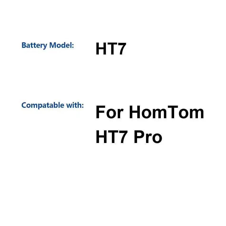 

Долговечный аккумулятор мобильного телефона емкостью 3000 мАч для Homtom HT7 Pro