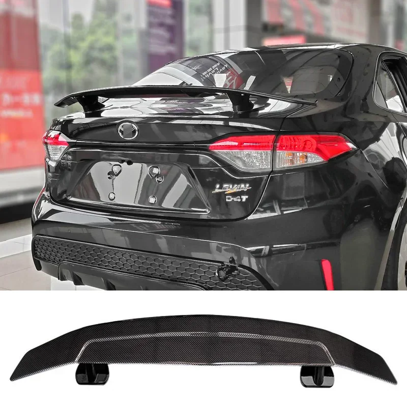 

Black Spoiler for Toyota Corolla XSE Sendan American Edition 2020-2023 Levin Universal Car Rear Wing Accessories