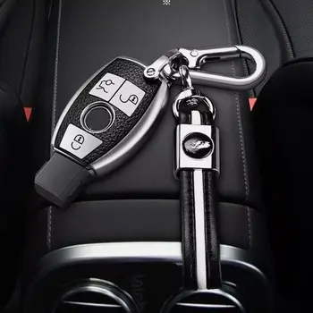 Pouzdro na dálkové ovládání od auta TPU, kožené pouzdro s přívěskem pro Mercedes Benz ABCESG třídy W204 W205 W212 W213 W176 GLC CLA AMG W177 6 nejlepší prodej Kožený kryt klíče od Mercedes-Benz - №5