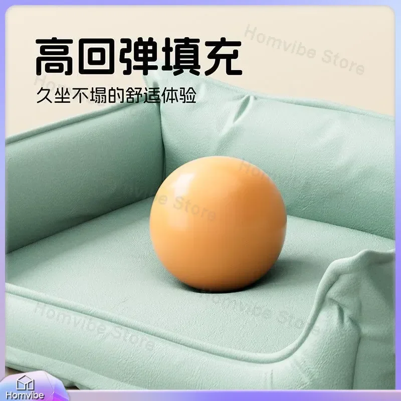 for Kennel Four Season Pet Sofa Tear Resistant Large Dog Cat Nest Bed Microfiber Leather Sleeping Cushion