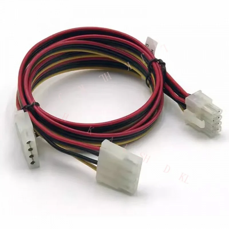 

N For CBL-PWEX-0673 8 Pin Female to 2x Big 4 Pin Female Cable 74CM Server Cable