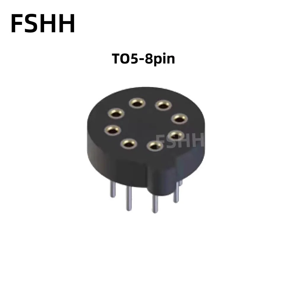 TO5 الشيخوخة اختبار المقبس TO5-3pin 4pin 8pin 10pin كريستال الصمام الثلاثي اختبار المقبس الشيخوخة المقبس