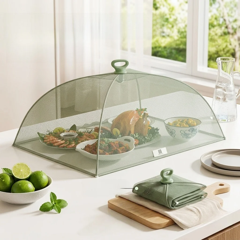 antibacterial-pvc-food-cover-dish-cover-fly-protection-leftover-food-cover-table-decoration-japanese-style-home-dining-room